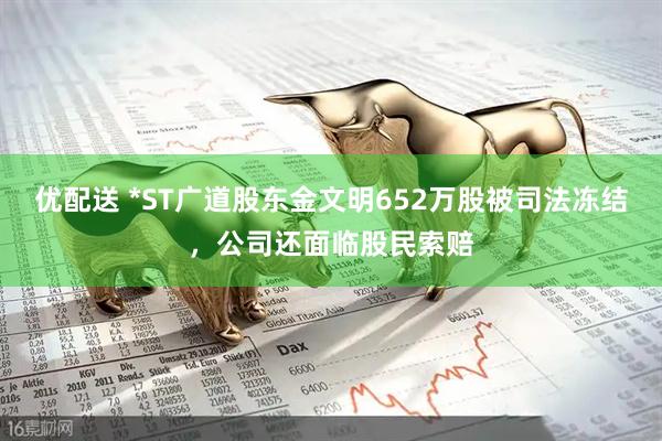 优配送 *ST广道股东金文明652万股被司法冻结，公司还面临股民索赔